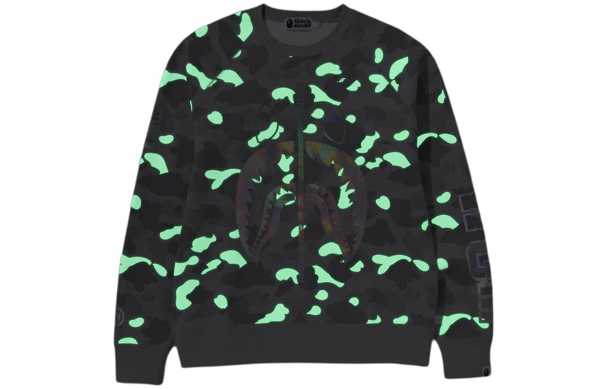 Cheap エイプ A BATHING APE シティカモ シャーク クルーネック スウェット フルプリント. 1K30-113-005