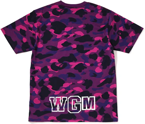 Bape A BATHING APE 彩色迷彩鯊魚圖案圓領短袖T恤 男款 1I30-109-022 Lookbook Bape A BATHING APE 彩色迷彩鯊魚圖案圓領短袖T恤 男款 1I30-109-022