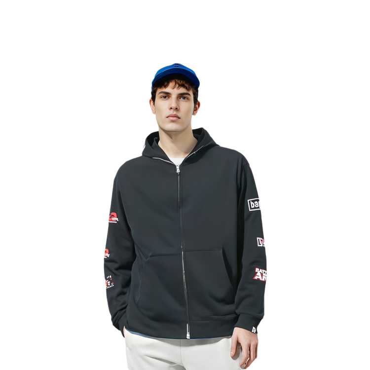 Bape A BATHING APE Digital Mosaic Ape Logo Print Zip Hoodie -  Loose Fit. 1H70-115-003 圖 4