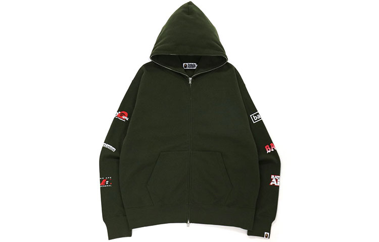 Bape A BATHING APE Digital Mosaic Ape Logo Print Zip Hoodie -  Loose Fit. 1H70-115-003 圖 6