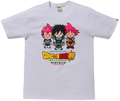 Camiseta Blanca Unisex Bape A BATHING APE x Dragon Ball Super Broly. 2F73-110-916 Buy Camiseta Blanca Unisex Bape A BATHING APE x Dragon Ball Super Broly. 2F73-110-916