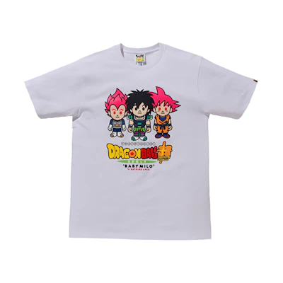 Bape A BATHING APE Dragon Ball Super Broly Tee Unisex White T-Shirt. 2F73-110-916