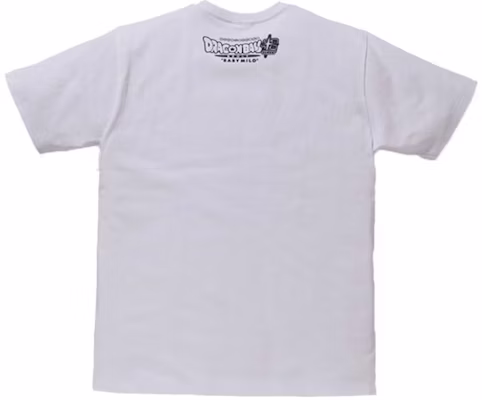 Camiseta Blanca Unisex Bape A BATHING APE x Dragon Ball Super Broly. 2F73-110-916 Lookbook Camiseta Blanca Unisex Bape A BATHING APE x Dragon Ball Super Broly. 2F73-110-916