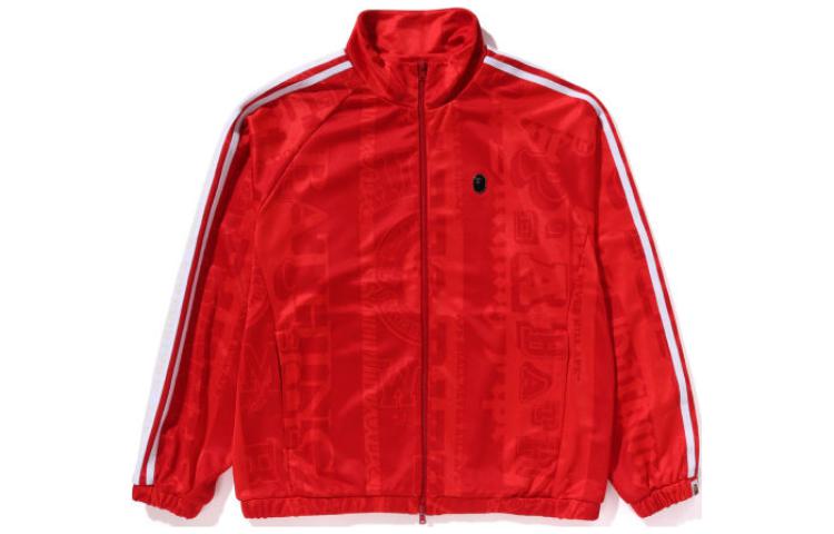 Bape A BATHING APE Fans Scarf Track Jacket Logo Print Stripe Zip-Up  Jacket. 1K30-113-313 圖 4