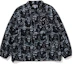Shop Bape A BATHING APE Full-Print Zip-Up Long-Sleeve Jacket for Men 1J80-140-005