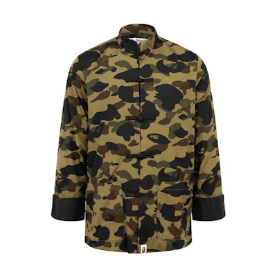 Bape A BATHING APE FW22 1st Camo Chinese Button Jacket Camouflage Color. M40010XCGRNGRX