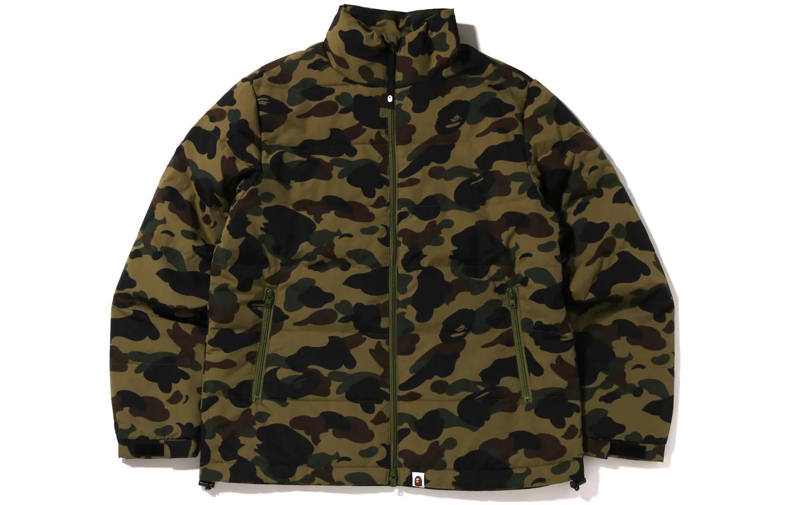Bape A BATHING APE FW22 1ST Camo Down Jacket Military Green Winter 款 1I20-144-001