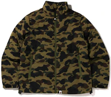Bape A BATHING APE FW22 1ST Camo Down Jacket Military Green Winter 款 1I20-144-001 Bape A BATHING APE FW22 1ST Camo Down Jacket Military Green Winter 款 1I20-144-001