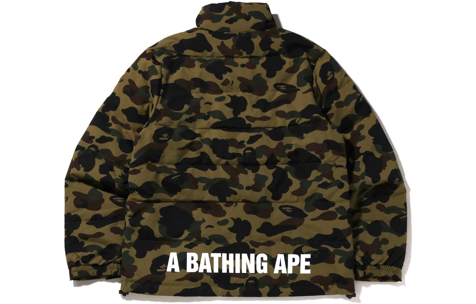 Lookbook Bape A BATHING APE FW22 Jaket Camo Hijau Tentera Musim Sejuk 1I20-144-001
