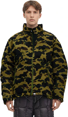 Bape A BATHING APE FW22 Jaket Camo Hijau Tentera Musim Sejuk 1I20-144-001 Shop Bape A BATHING APE FW22 Jaket Camo Hijau Tentera Musim Sejuk 1I20-144-001