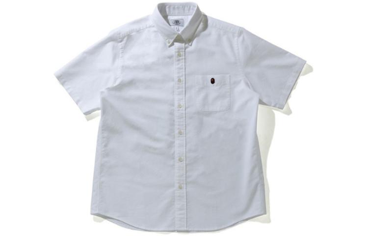 Bape A BATHING APE FW22  Ape Embroidered Short Sleeve Button-Up Shirt 0ZXSTM131010G 圖 2