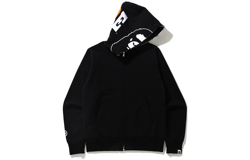 Bape A BATHING APE FW22  Ape Logo Patch Zip-Up Sweatshirt. 0ZXSWM115022G