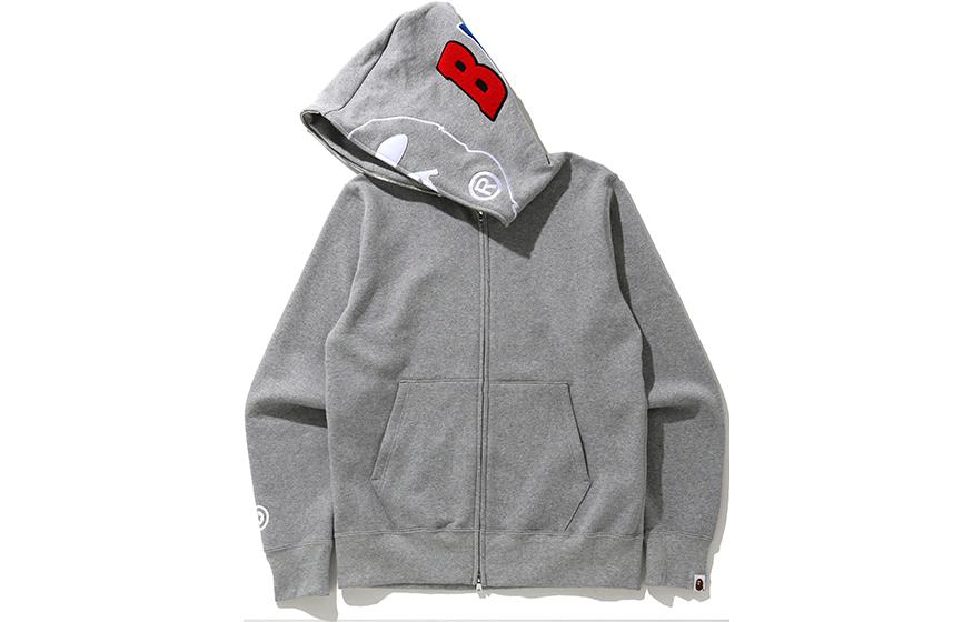 Bape A BATHING APE FW22  Ape Logo Patch Zip-Up Sweatshirt. 0ZXSWM115022G 圖 3