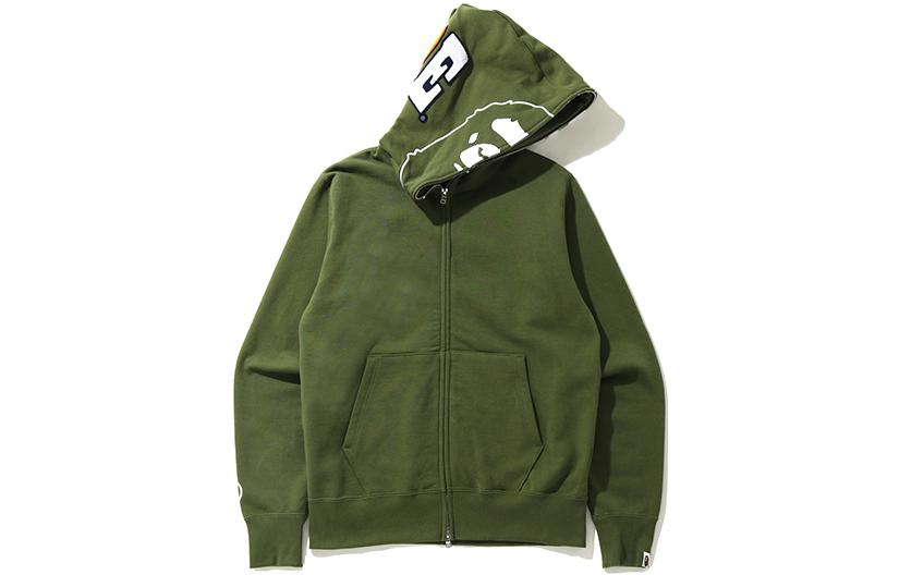 Bape A BATHING APE FW22  Ape Logo Patch Zip-Up Sweatshirt. 0ZXSWM115022G 圖 6