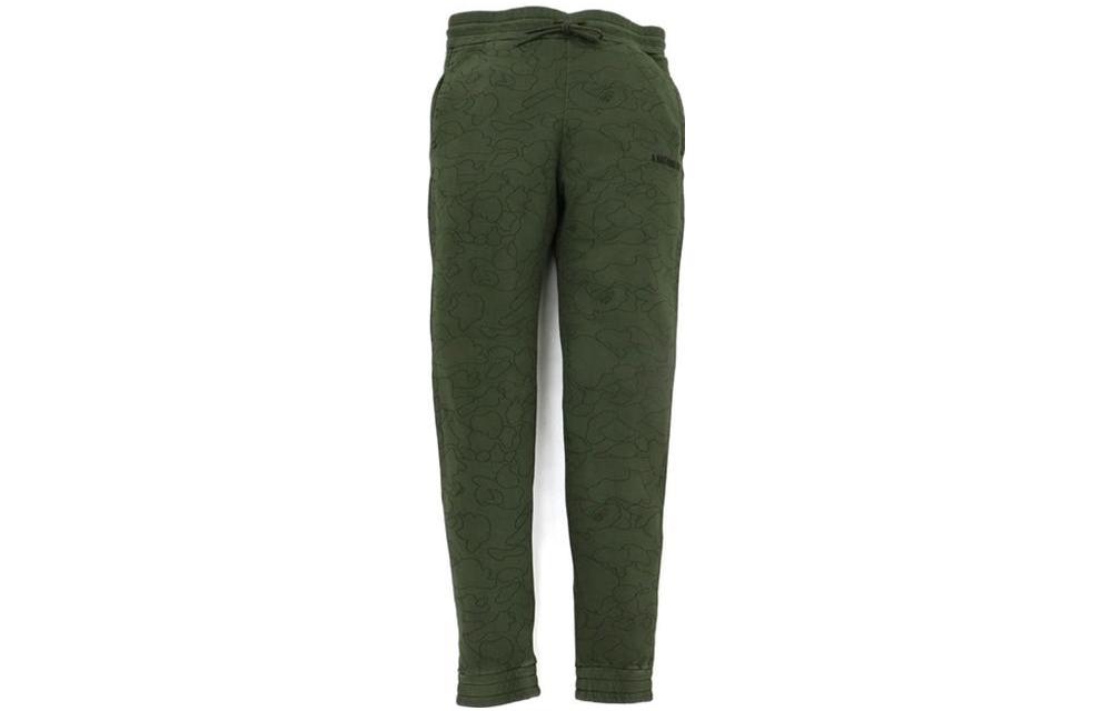 Bape A BATHING APE FW22  Camo Knit Joggers with Linear Logo Embroidery. 0ZXPTM152008H