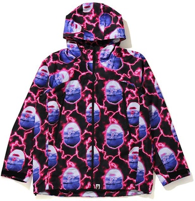 Bape A BATHING APE FW22 Jaket Full Zip Ape Lightning Ungu. 0ZXJKM140005F Order Bape A BATHING APE FW22 Jaket Full Zip Ape Lightning Ungu. 0ZXJKM140005F