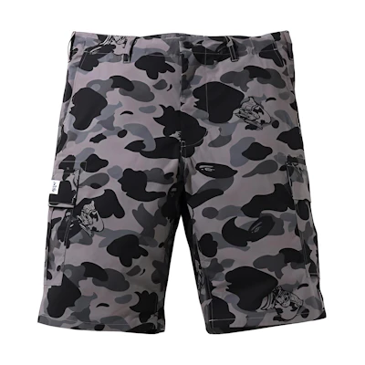 Bape A BATHING APE FW22 Camo Embroidered Pattern Casual Shorts . 0ZXSPM15305XG