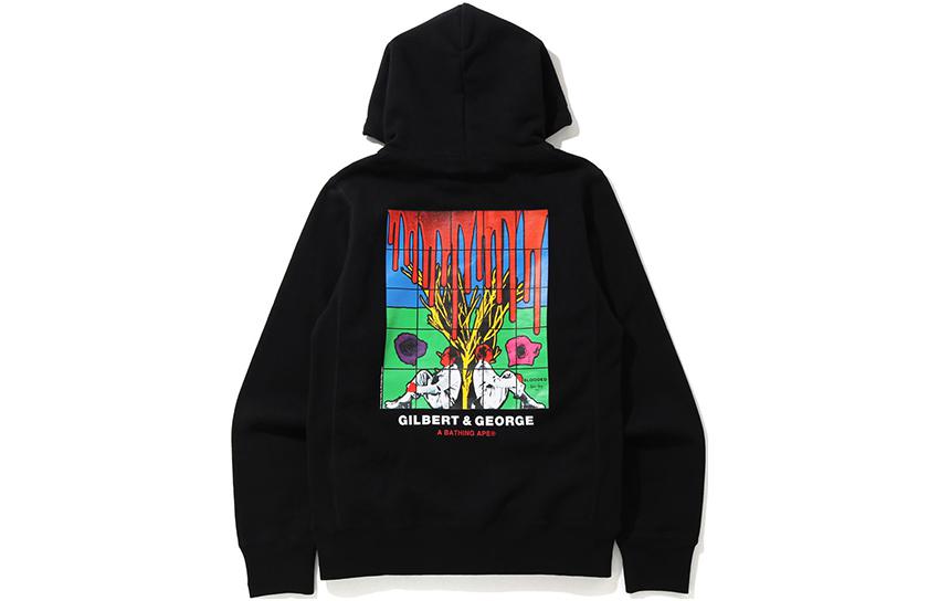 Bape A BATHING APE FW22 Graphic Print Hoodie Unisex Long Sleeve Pullover. 0ZXSWM114902G 圖 4