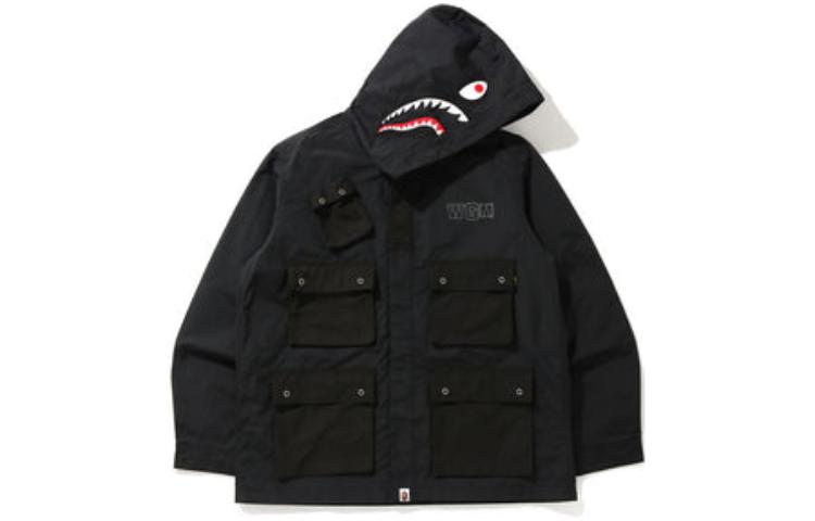 Bape A BATHING APE FW22 Shark Print Multi-Pocket Hooded Jacket . 1G80-140-026 圖 2