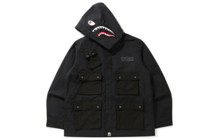 Bape A BATHING APE FW22 Shark Print Multi-Pocket Hooded Jacket . 1G80-140-026 圖 3