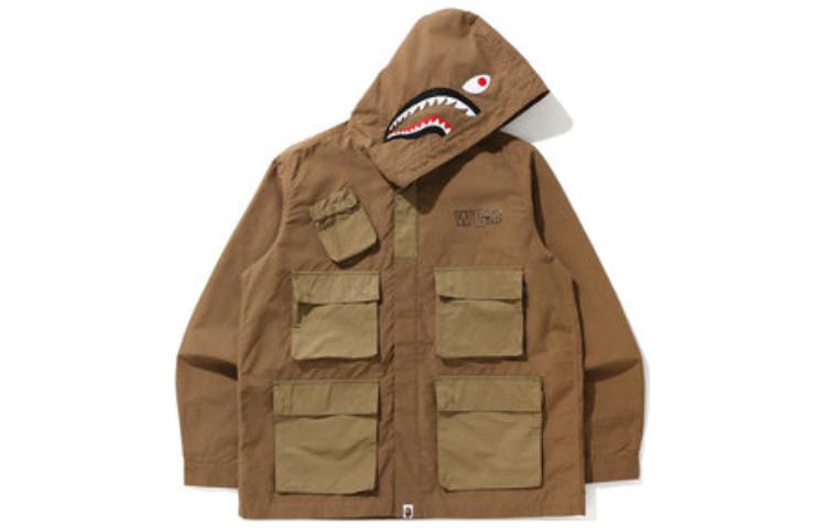 Bape A BATHING APE FW22 Shark Print Multi-Pocket Hooded Jacket . 1G80-140-026 圖 5