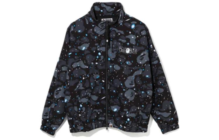 Bape A BATHING APE FW22 Space Camo Print High-Neck Track Jacket Unisex 1G30-240-507