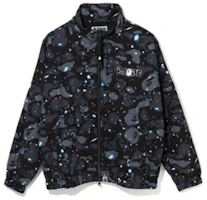 Bape A BATHING APE FW22 Space Camo Print High-Neck Track Jacket Unisex 1G30-240-507 Bape A BATHING APE FW22 Space Camo Print High-Neck Track Jacket Unisex 1G30-240-507