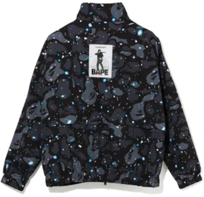 Bape A BATHING APE FW22 Space Camo Print High-Neck Track Jacket Unisex 1G30-240-507 Lookbook Bape A BATHING APE FW22 Space Camo Print High-Neck Track Jacket Unisex 1G30-240-507