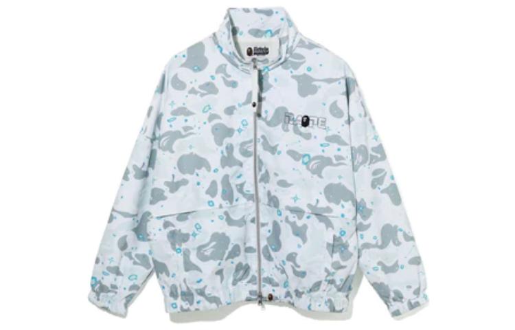 Bape A BATHING APE FW22 Space Camo Print High-Neck Track Jacket Unisex 1G30-240-507 圖 4