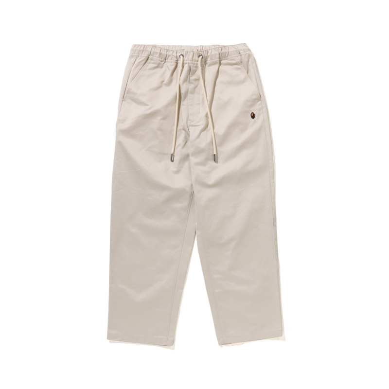 Details for 베이프 A BATHING APE FW23 로고 자수 캐주얼 팬츠. 0ZXPTM152064L