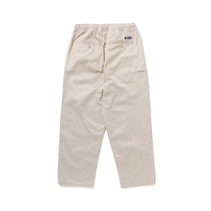 Sizing 베이프 A BATHING APE FW23 로고 자수 캐주얼 팬츠. 0ZXPTM152064L