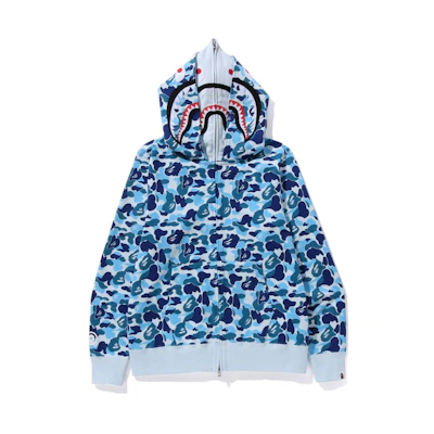 Bape A BATHING APE FW23 Camo Shark Double Hood Hoodie. 0ZXSWM115008L