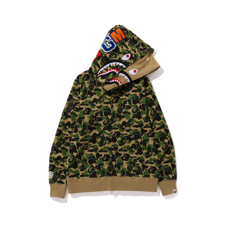 Bape A BATHING APE FW23  Camo Shark Double Hood Hoodie. 0ZXSWM115008L 圖 3