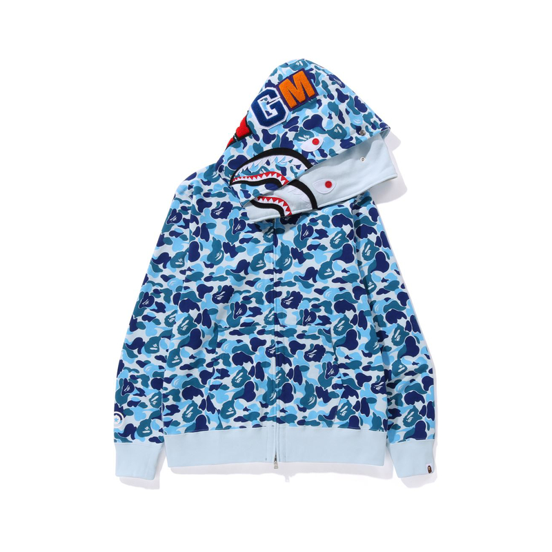 Bape A BATHING APE FW23  Camo Shark Double Hood Hoodie. 0ZXSWM115008L 圖 5