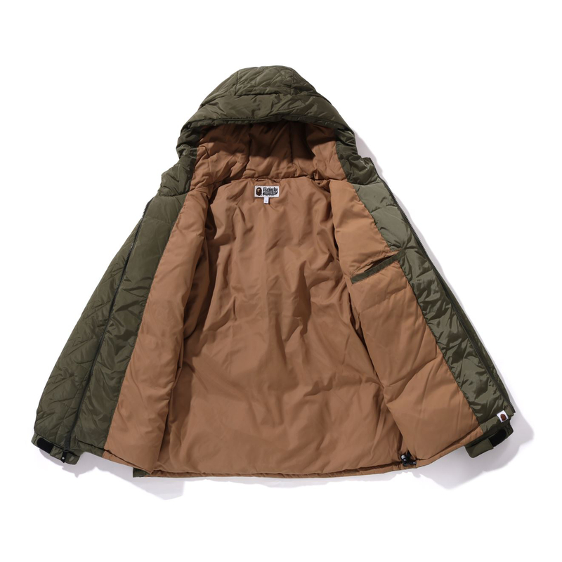 Bape A BATHING APE FW23  Minimalist Quilted Hooded Down Jacket. 0ZXDNM144001L 圖 7