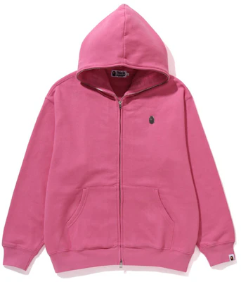 Bape A BATHING APE FW23 純色連帽衫猿人金屬標誌. 0ZXSWMX15051L 4