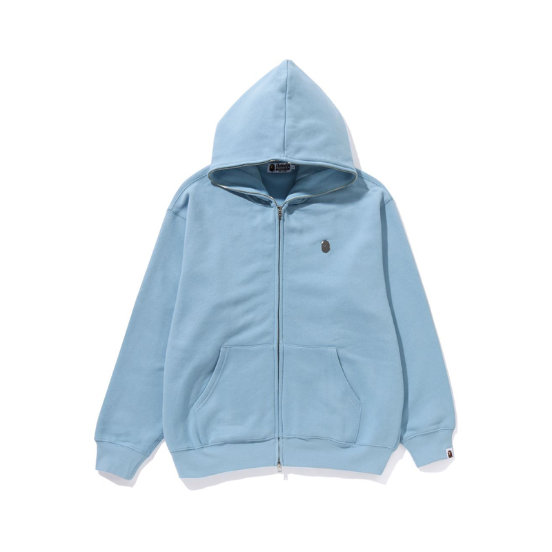 Details for Bape A BATHING APE FW23 純色連帽衫猿人金屬標誌. 0ZXSWMX15051L