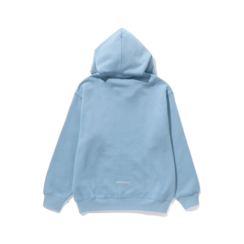 Sizing Bape A BATHING APE FW23 純色連帽衫猿人金屬標誌. 0ZXSWMX15051L