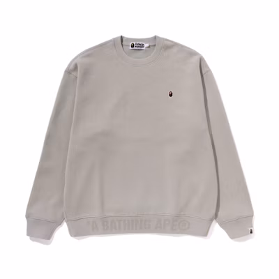 Bape A BATHING APE FW23 Ape Logo Embroidered Jacquard Crewneck Sweatshirt . 0ZXSWM113056L