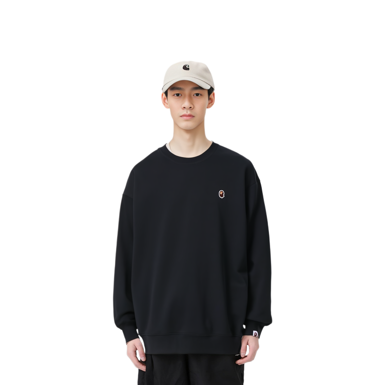 Bape A BATHING APE FW23 Ape Logo Embroidered Jacquard Crewneck Sweatshirt . 0ZXSWM113056L 圖 4