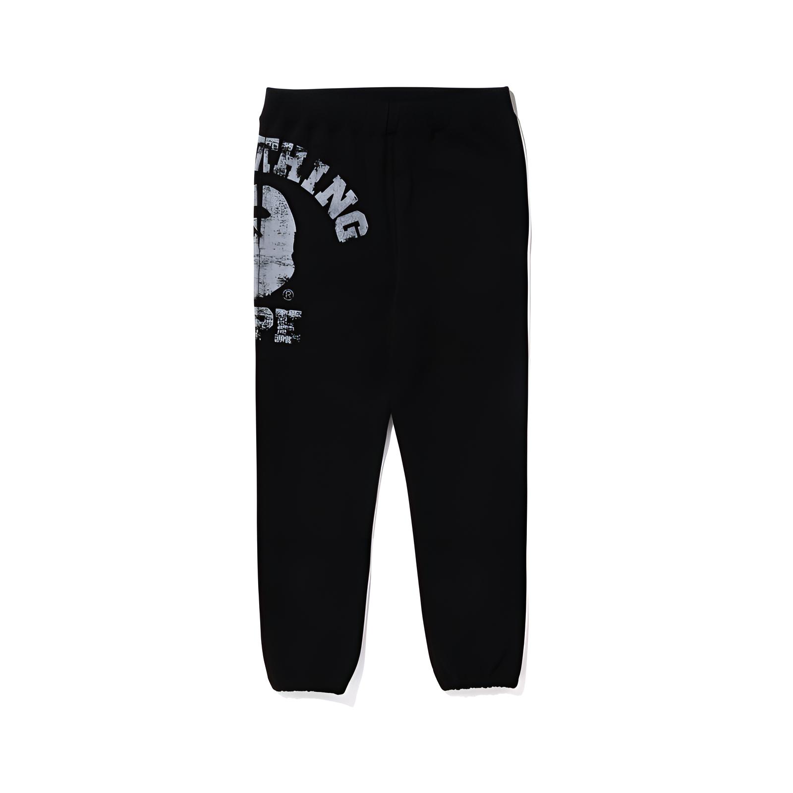 Bape A BATHING APE FW23 Ape Logo Letter Jogger Knit Sweatpants . 0ZXPTM152001L