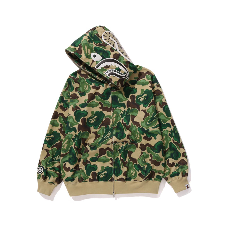 Bape A BATHING APE FW23 Art Camo Shark Hoodie  Loose Fit Long Sleeve. 0ZXSWM115055L 圖 3