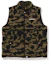 Buy Bape A BATHING APE FW24 1ST CAMO Reversible Down Vest for Men. 0ZXDNM144012N