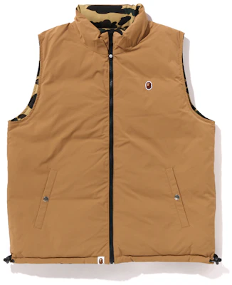 Bape A BATHING APE FW24 1ST CAMO Reversible Down Vest for Men. 0ZXDNM144012N 3