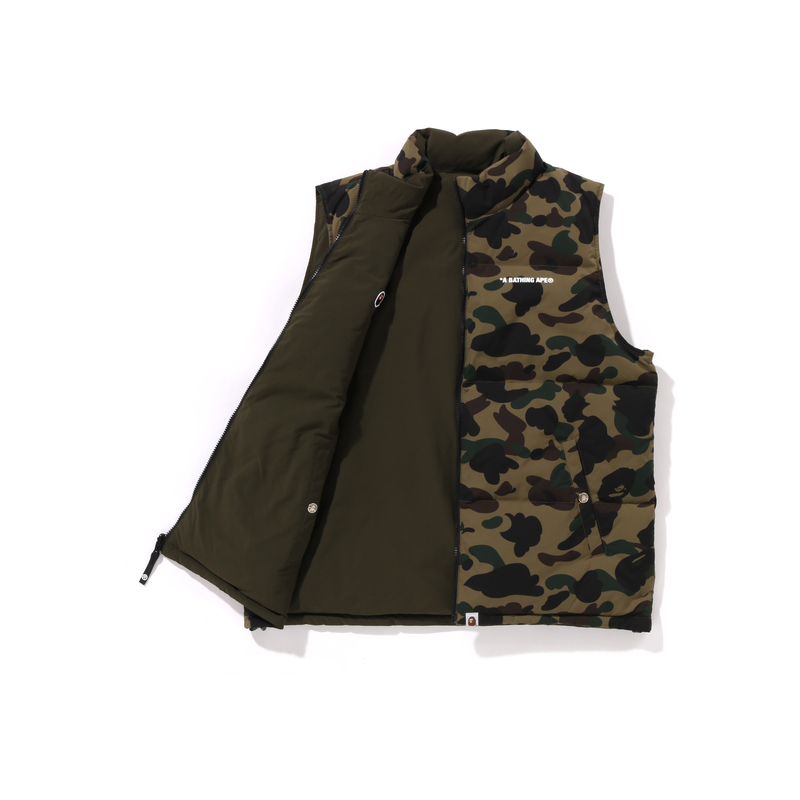 Bape A BATHING APE FW24 1ST CAMO Reversible Down Vest for Men. 0ZXDNM144012N 圖 4