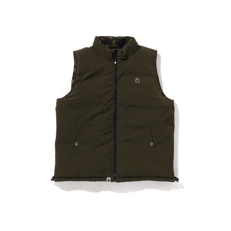 Bape A BATHING APE FW24 1ST CAMO Reversible Down Vest for Men. 0ZXDNM144012N 圖 5