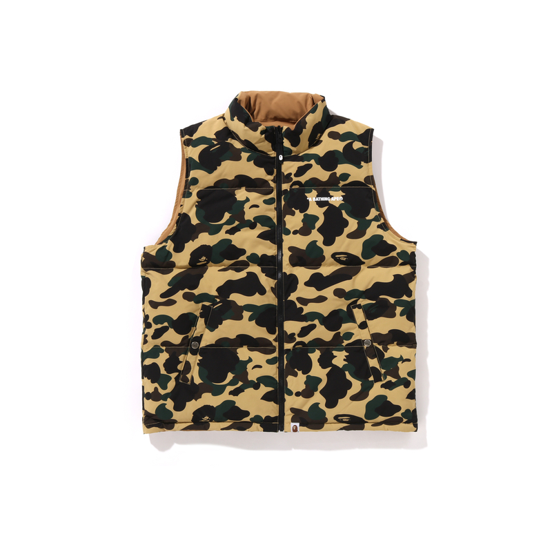 Bape A BATHING APE FW24 1ST CAMO Reversible Down Vest for Men. 0ZXDNM144012N 圖 8