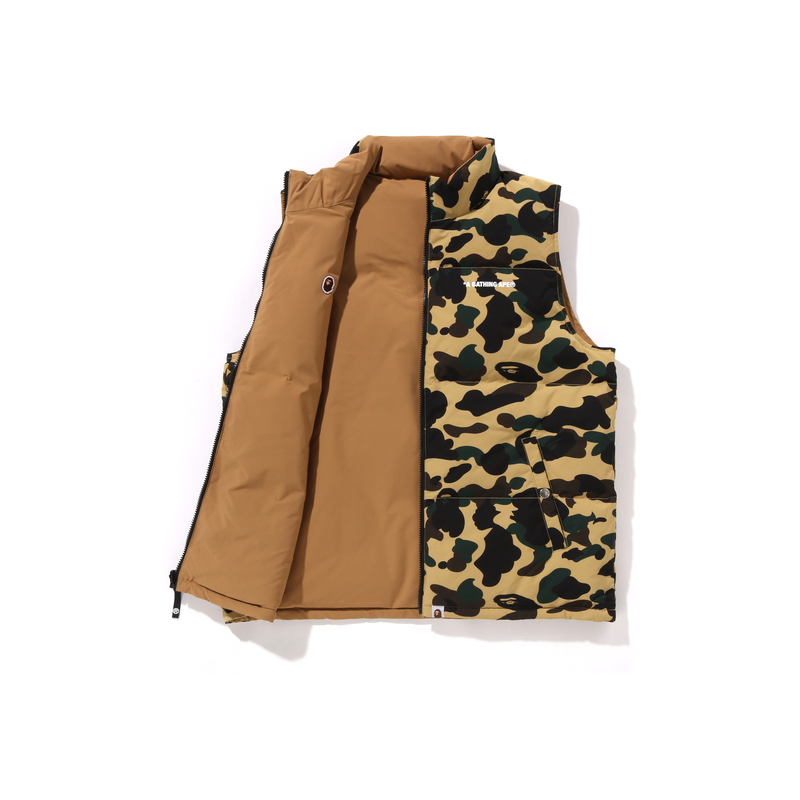 Bape A BATHING APE FW24 1ST CAMO Reversible Down Vest for Men. 0ZXDNM144012N 圖 10