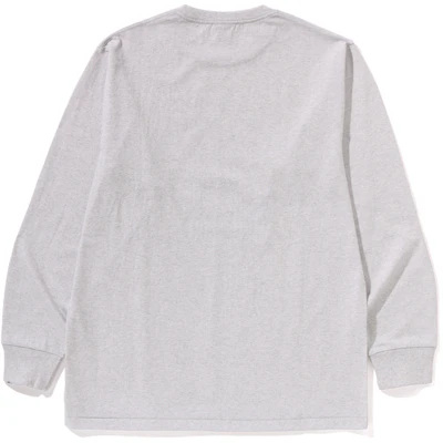 Bape A BATHING APE FW24 猿人logo圖案長袖T恤 0ZXLTM111014N 3