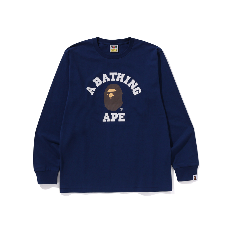Bape A BATHING APE FW24  Ape Logo Graphic Long Sleeve T-Shirt. 0ZXLTM111014N 圖 12